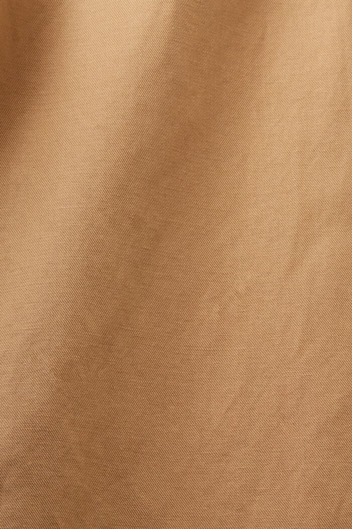 Shacket aus Leinen-Mix mit Zipper