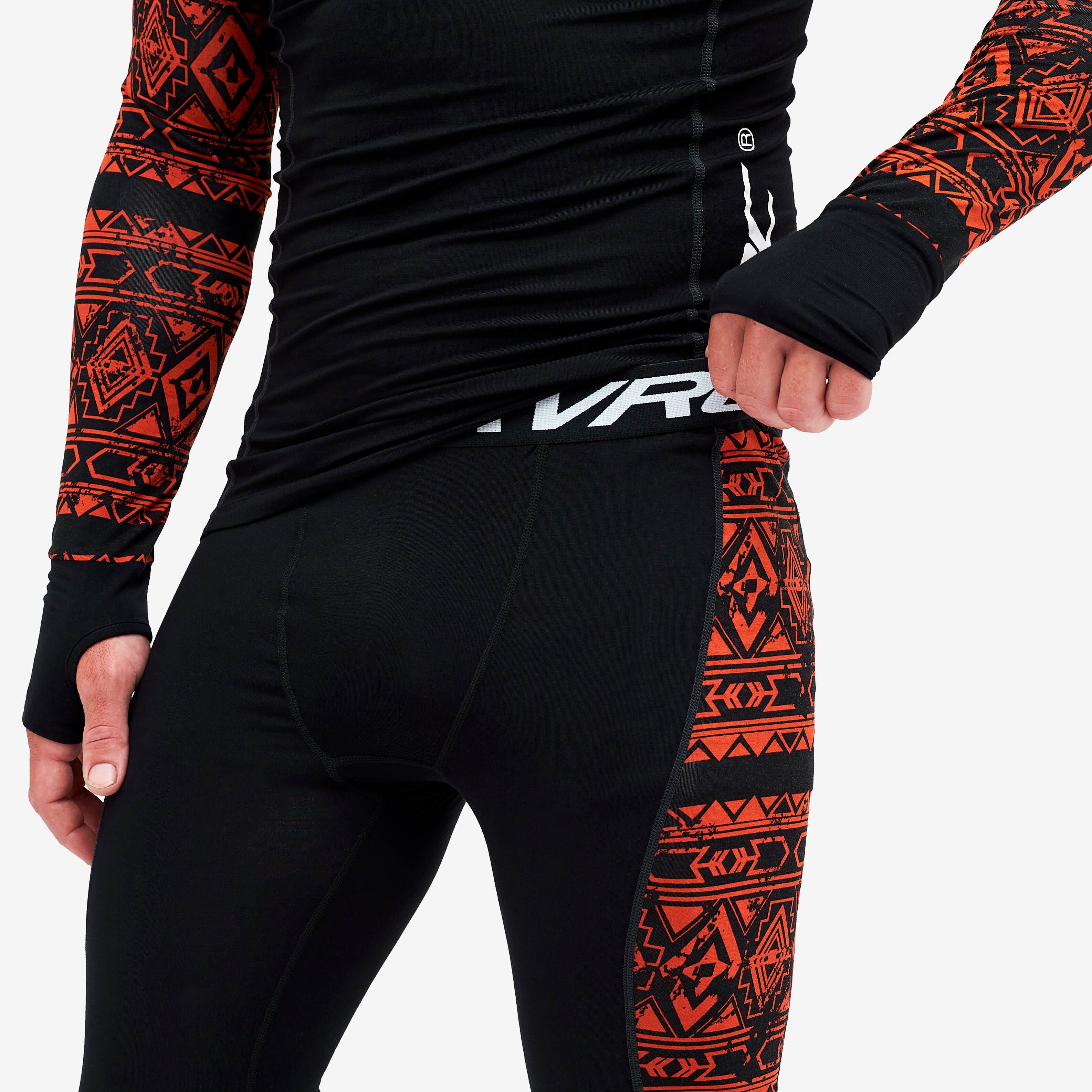 Bambooskin Base Layer Set Homme Autumn Aztec