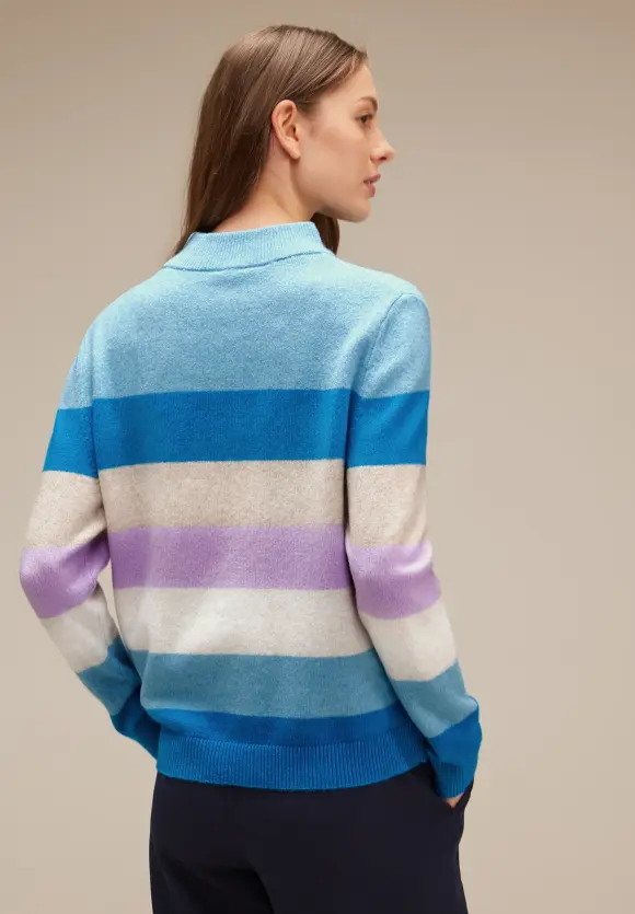 Street One Pullover mit Streifenmuster