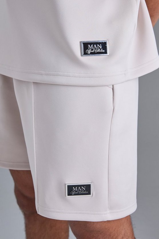 Oversize Scuba Poloshirt & Shorts