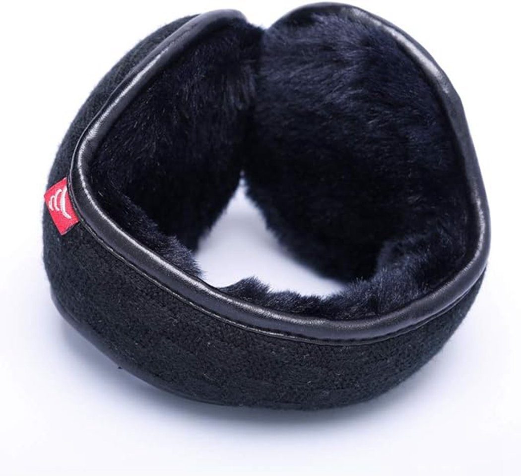 TUABUR Ohrenwärmer Ohrenwärmer, gestrickte Wollplüsch-Ohrenschützer
