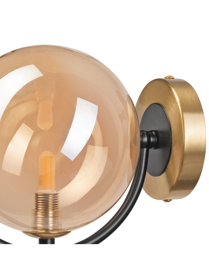 Licht-Erlebnisse Wandlampe in Gold Schwarz günstig kaufen onesize