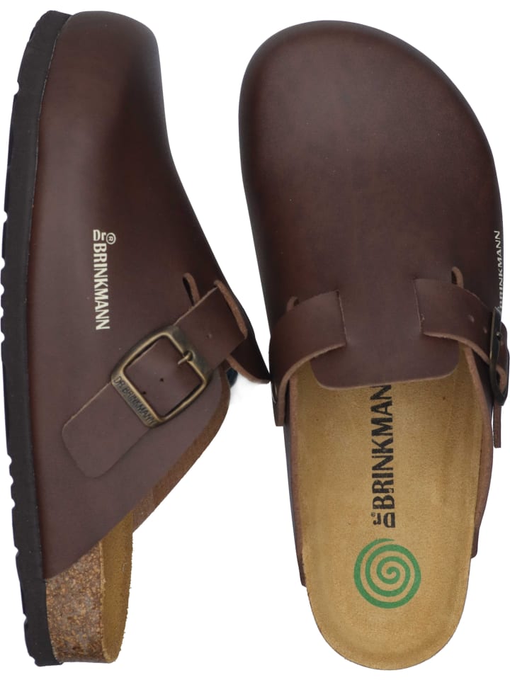 Dr. BRINKMANN Clogs ohne Absatz in braun günstig kaufen