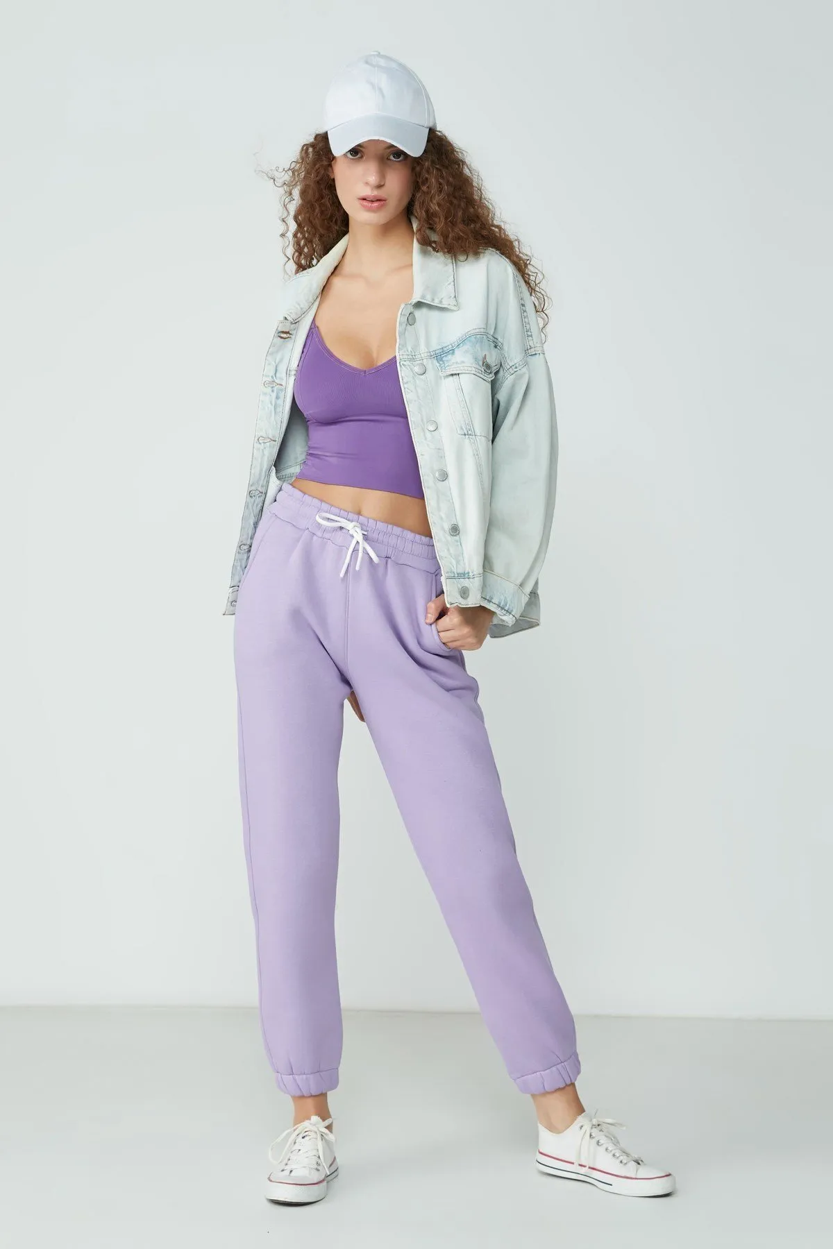 C&City  Basic Jogger-Jogginghose 902 Flieder