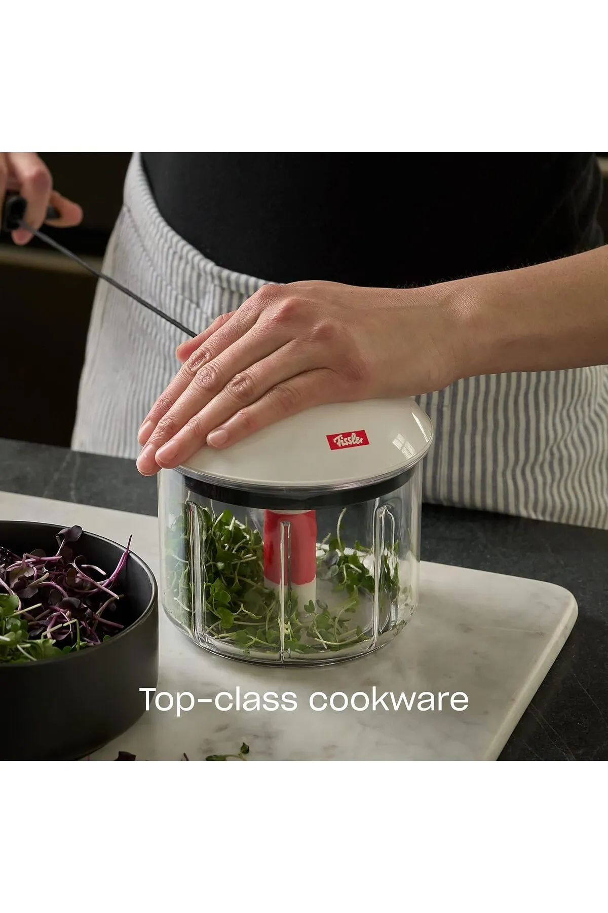 Viwares  Fissler Finecut / Obst- und Gemüseschneider, Universalschneider-Küche, Weiß