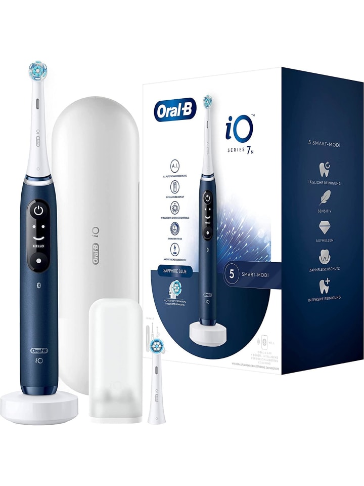 Oral-B iO Series 7N Elektrische Zahnbürste in Blau günstig kaufen Anzahl: 1 Set