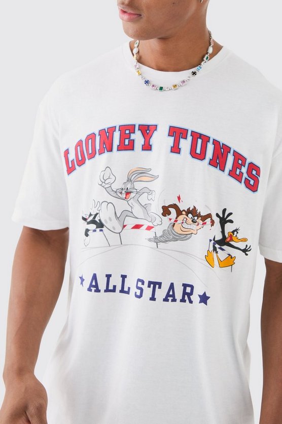Oversize T-Shirt mit lizenziertem All Stars Looney Tunes Print