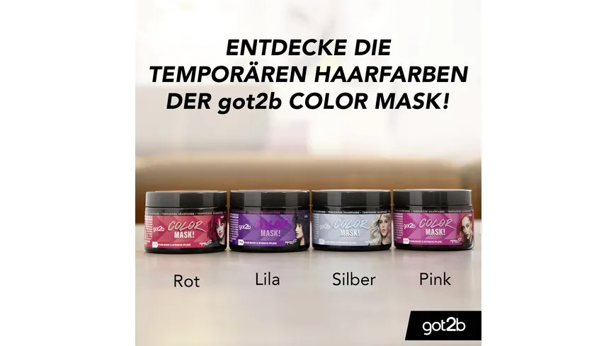 GOT2B Color Mask! 5 Min. Farb-Boost 150 ml lila - lila