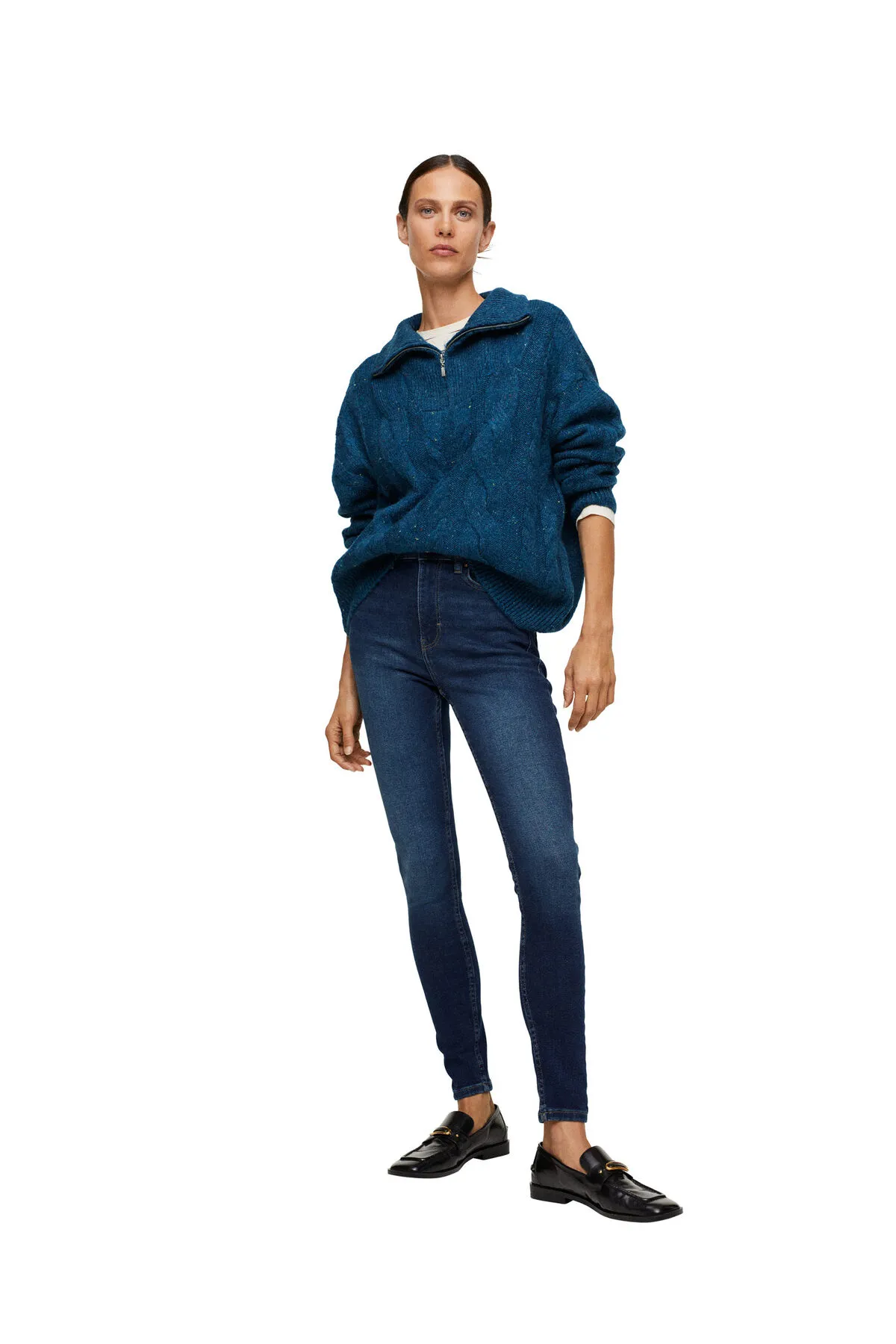 MANGO Woman  Jeans - Dunkelblau - Skinny