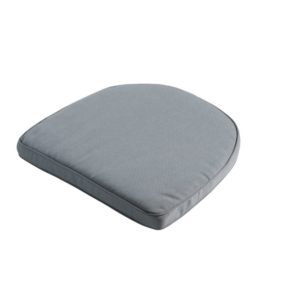 Madison Rib Grey 48x48 Sitzkissen