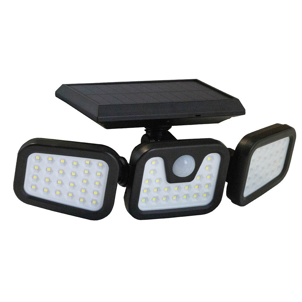 EZSolar LED Solar-Wandlicht mit Bewegungssensor - Schwarz - 700 Lumen