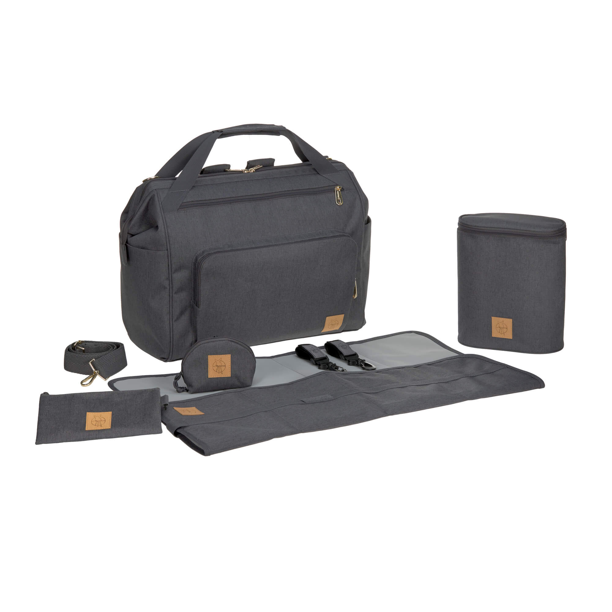 Wickelrucksack Zwillinge - Goldie Twin Backpack, Anthracite