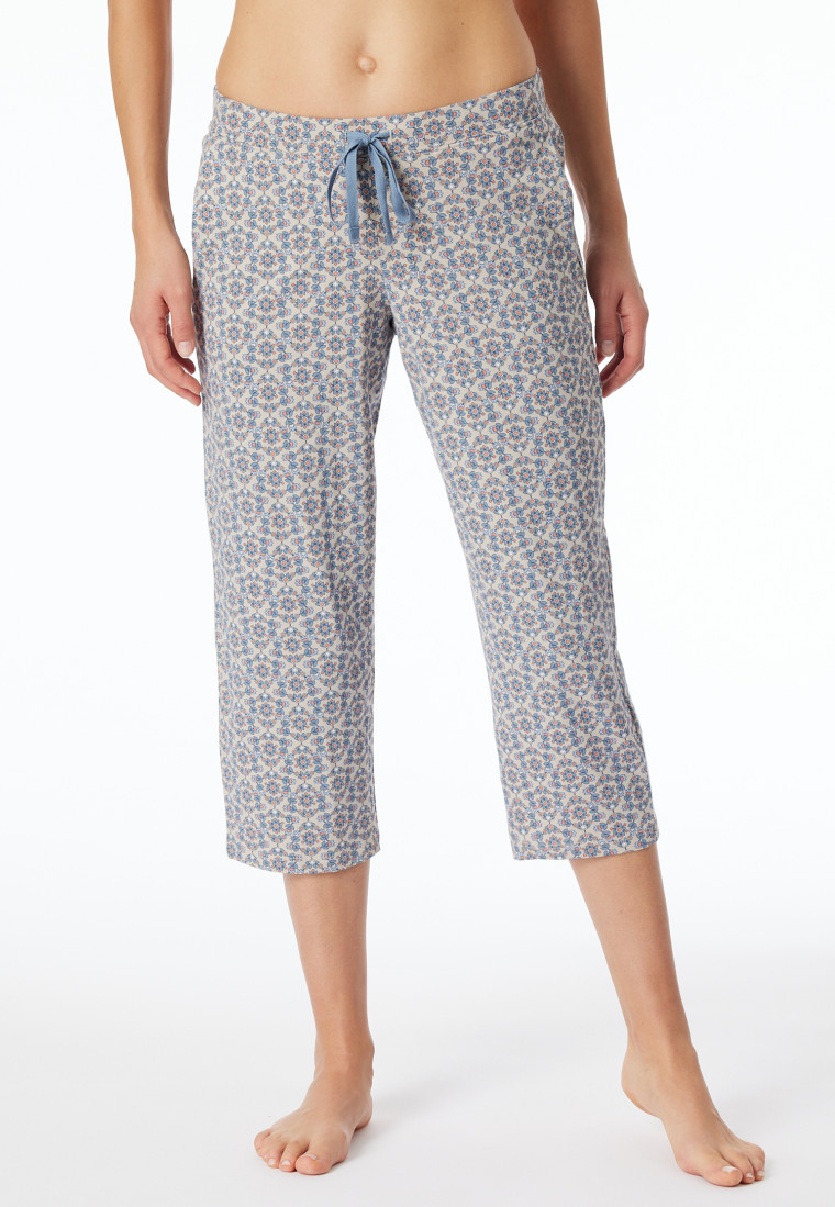 Hose 3/4-lang multicolor gemustert - Mix+Relax