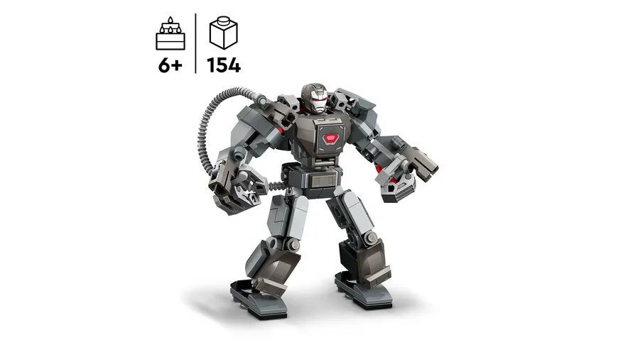 LEGO Marvel 76277 War Machine Mech, baubare Spielzeug-Actionfigur
