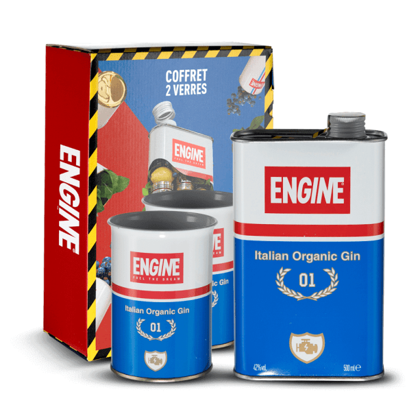 Coffret Engine 42% + 2 Verres