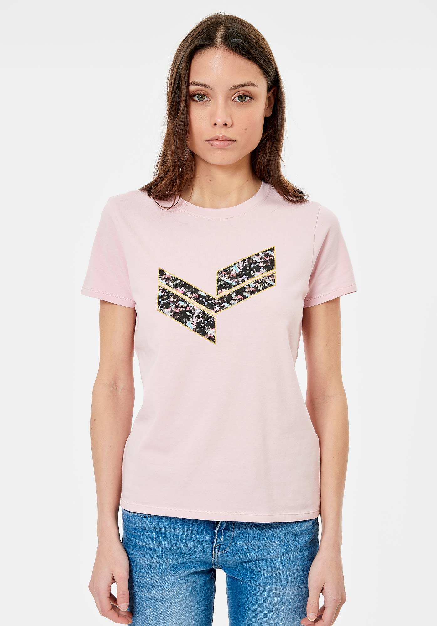 LOVE   T-shirt rose clair Femme