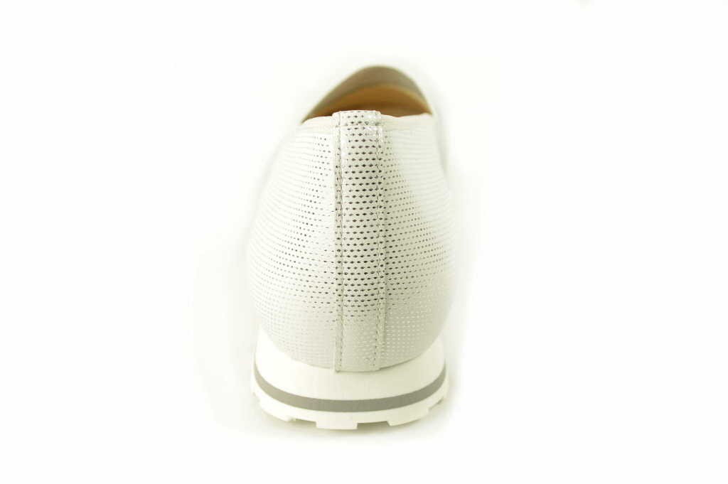 HASSIA Klassische Slipper weiss Piancenza