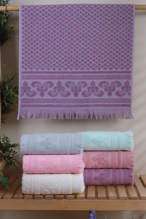 Cotonila  Mystic | 6er-Set 50x90 cm Hand- und Gesichtstücher | Baumwolle