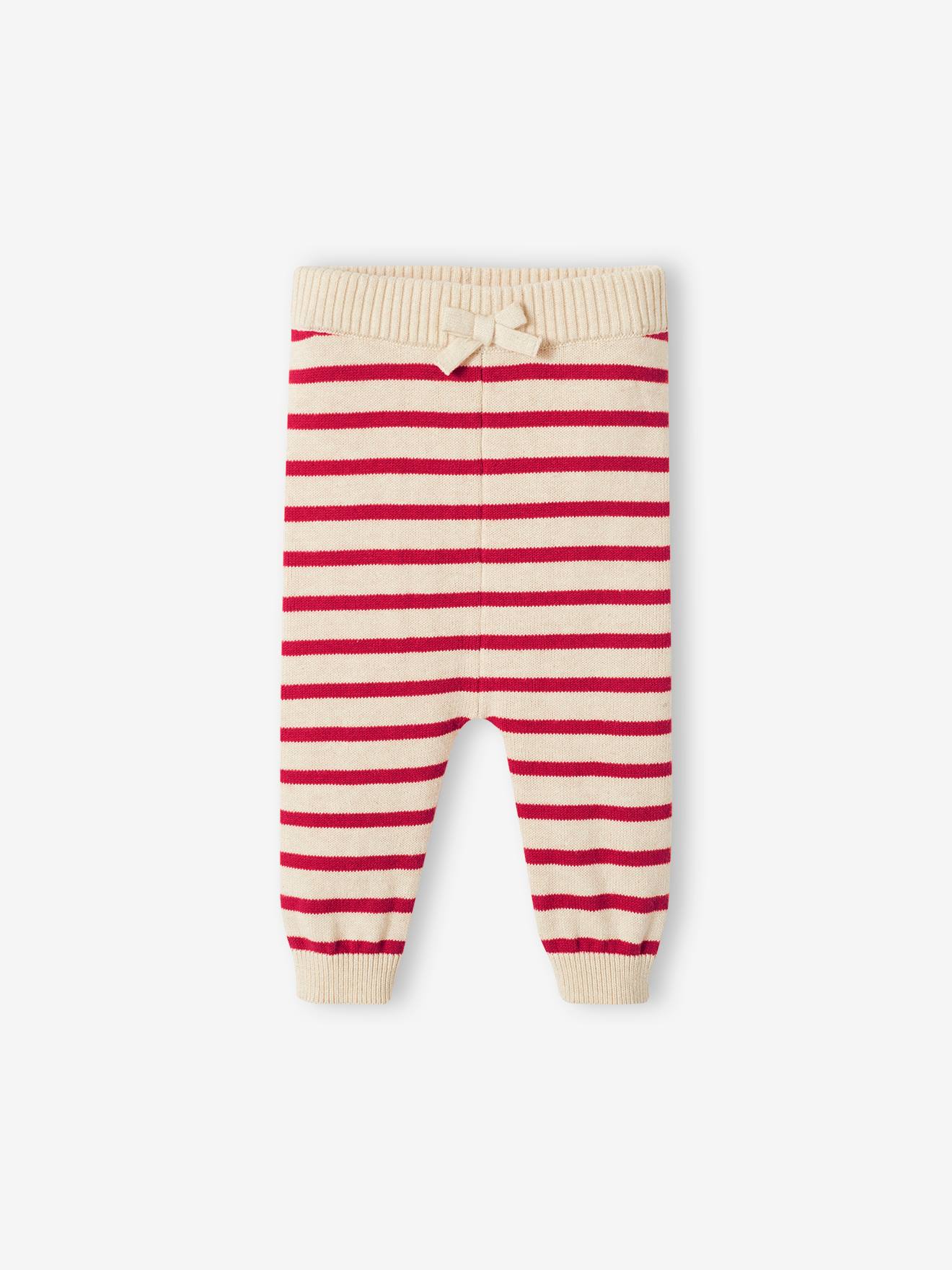 Vertbaudet Baby Weihnachts-Set: Pullover & Hose Oeko-Tex - beige meliert