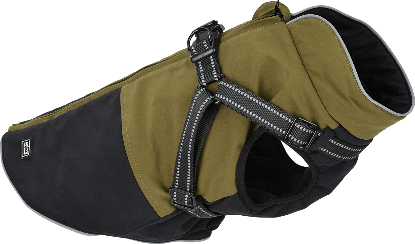 AniOne Hundemäntel AniOne Wintermantel mit Geschirr Tristan 60 cm