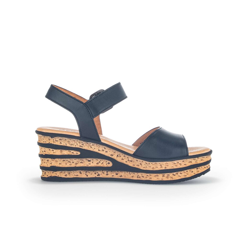 Gabor fashion Keilsandalette schwarz