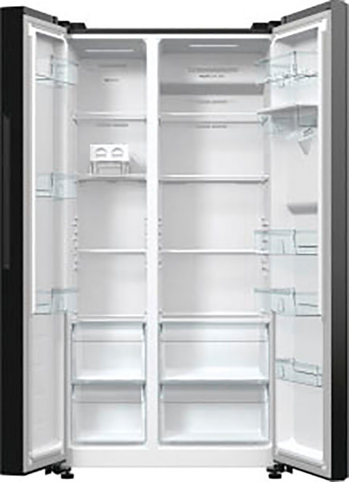 GORENJE Side-by-Side NRR 9185 EABXLWD, 178,6 cm hoch, 91 cm breit, Wasserspender