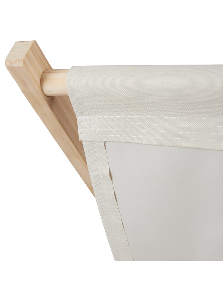 relaxdays Liegestuhl in Beige günstig kaufen onesize