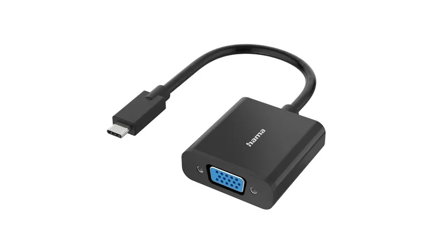 Hama Video-Adapter, USB-C-Stecker - VGA-Buchse, Full-HD 1080p