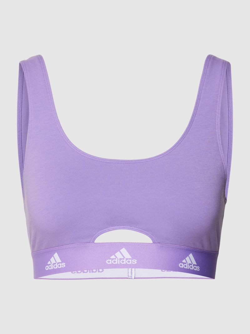 Bralette mit breiten Trägern in flieder