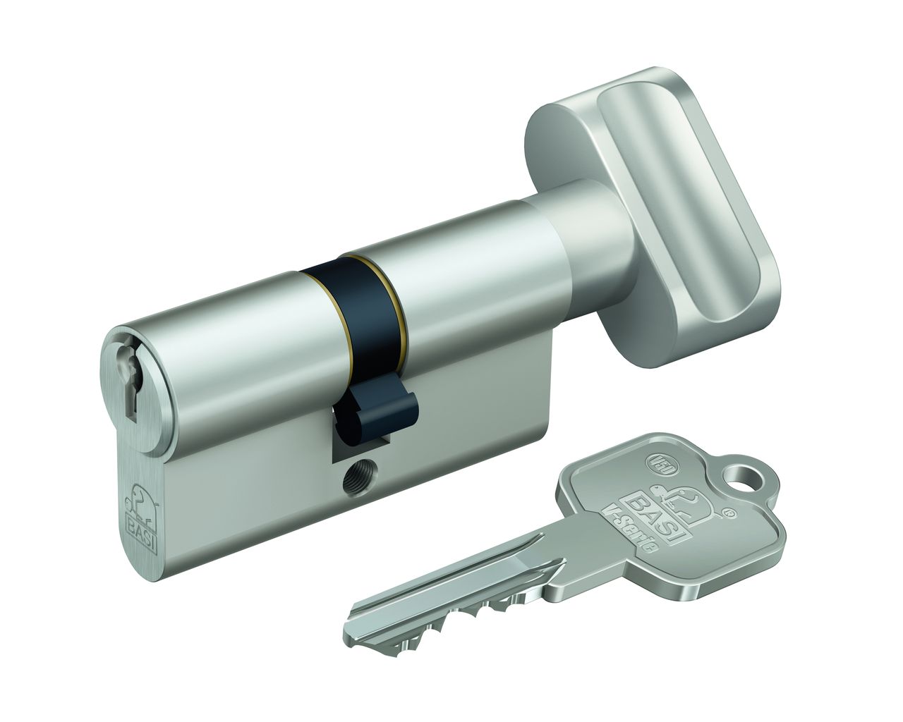 Basi Profil-Knaufzylinder - V50 - K30/30 mm - Gleichschließend Nr. 10