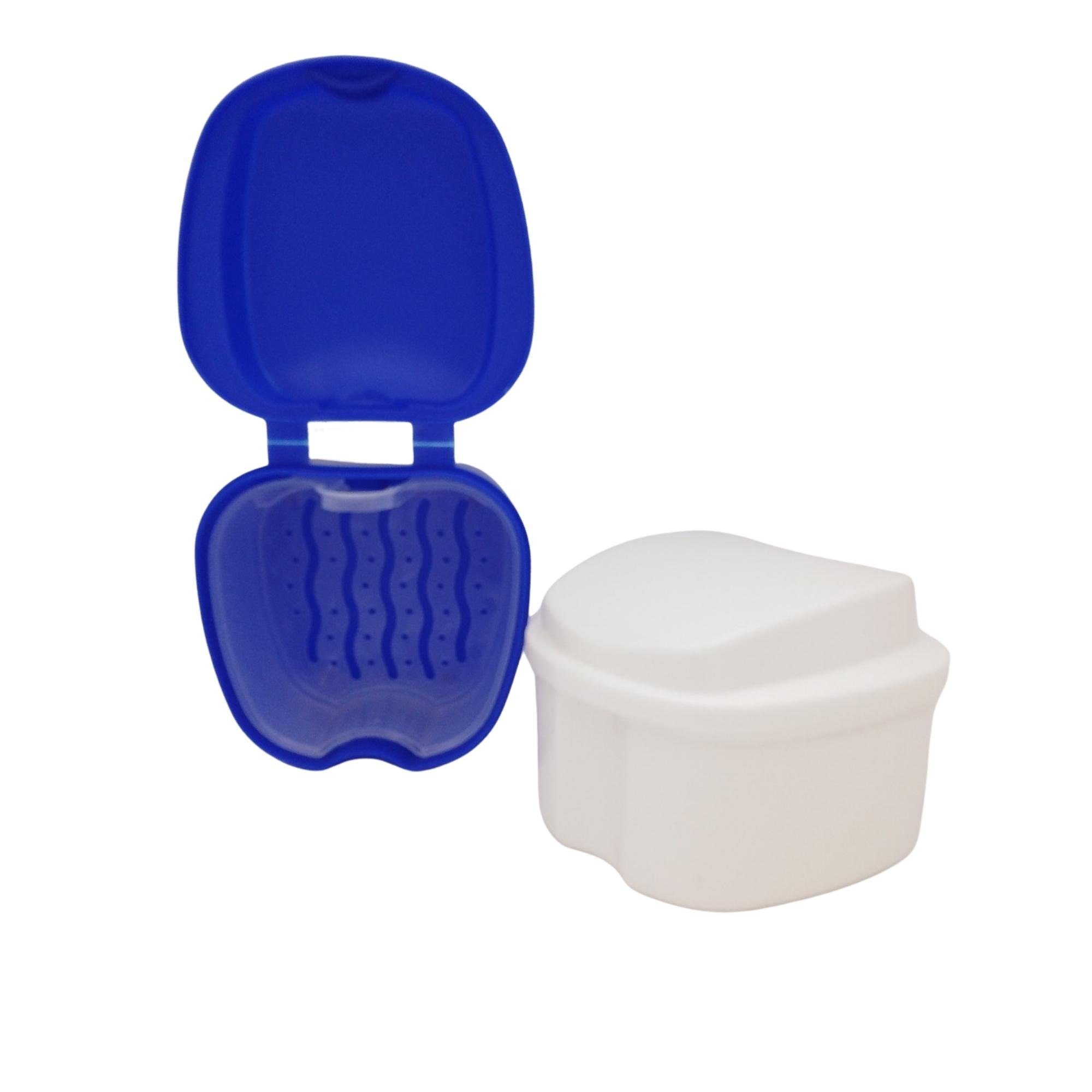 Radami Zahndose Zahnprothesen Box Prothesendose Gebissdose Sieb 2x
