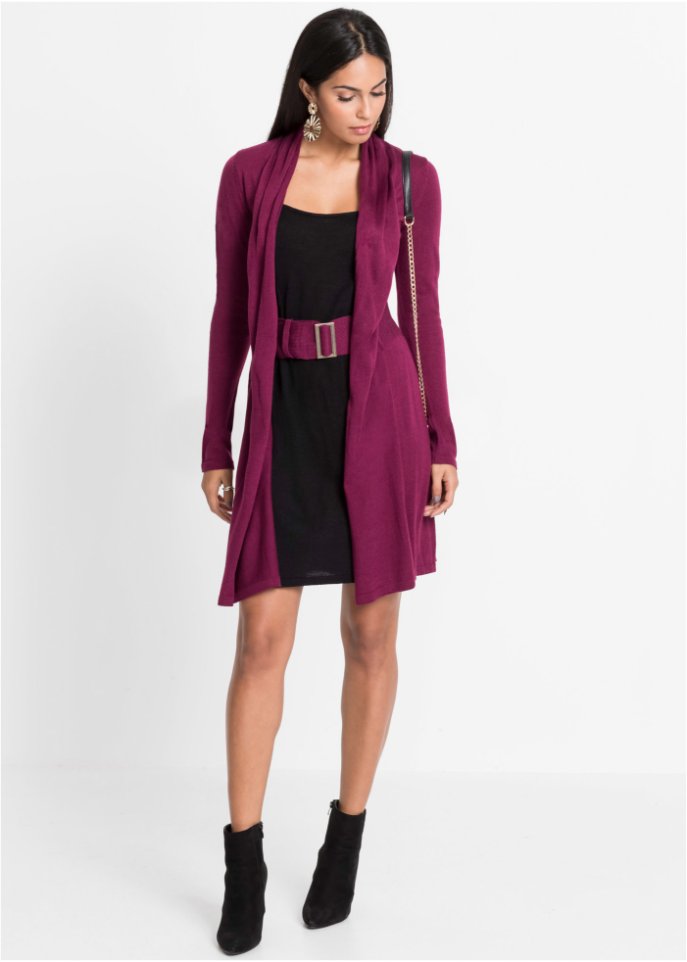 Strickkleid mit Gürtel
