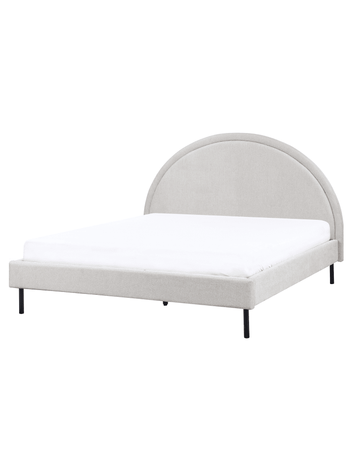Beliani Doppelbett MARGUT in Grau - (W) 172 x (H) 116 x (L) 214 cm günstig kaufen onesize