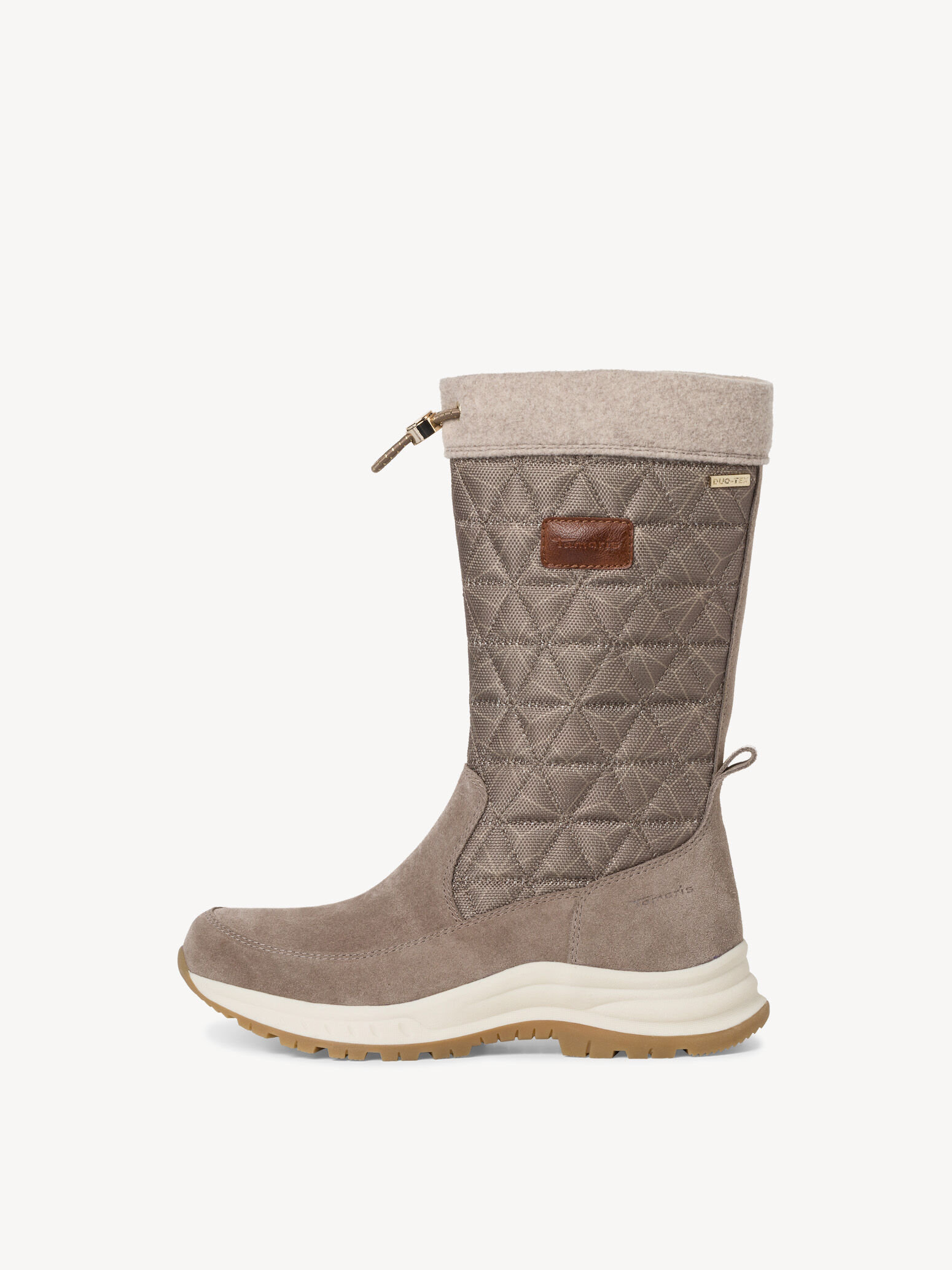 Bottine en cuir - marron