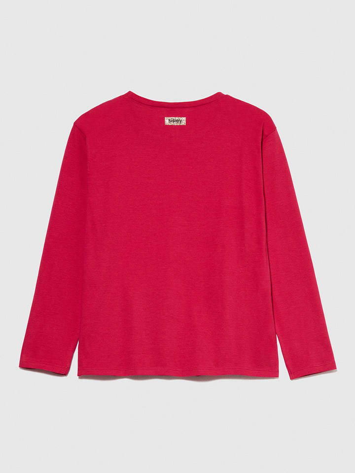 Sisley Longsleeve in Rot günstig kaufen