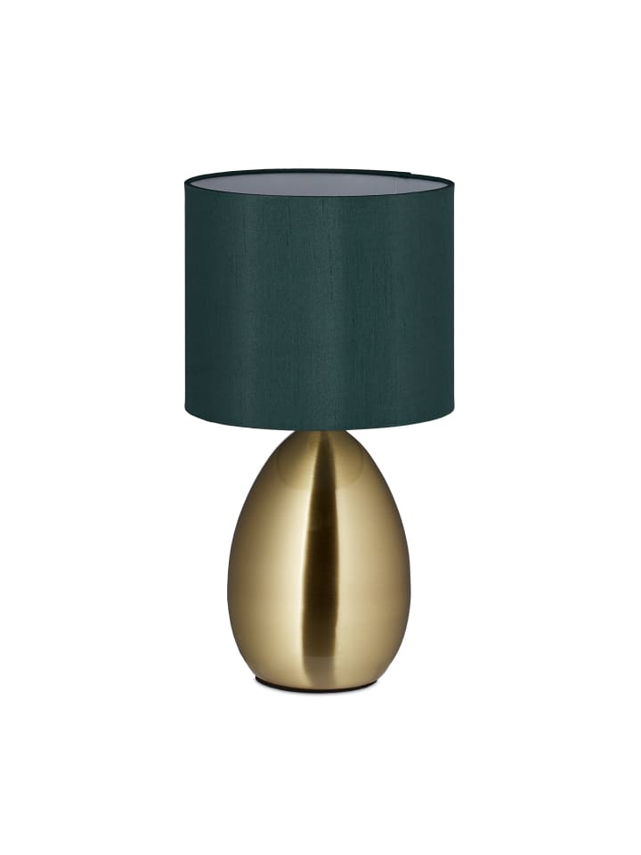relaxdays Nachttischlampe Touch in Messing - (H)33,5 cm günstig kaufen onesize