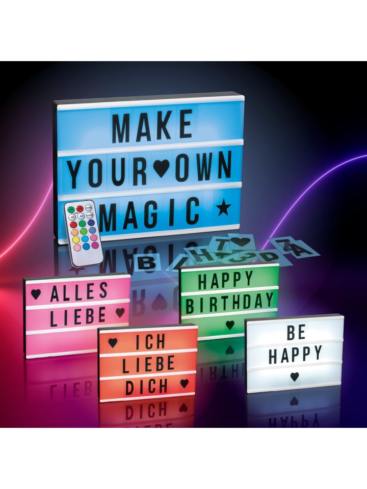 EASYmaxx EASYmaxx LED-Leuchtkasten mit 173 Buchstaben & Symbole inkl. Schreib-Set (3 Stif günstig kaufen onesize