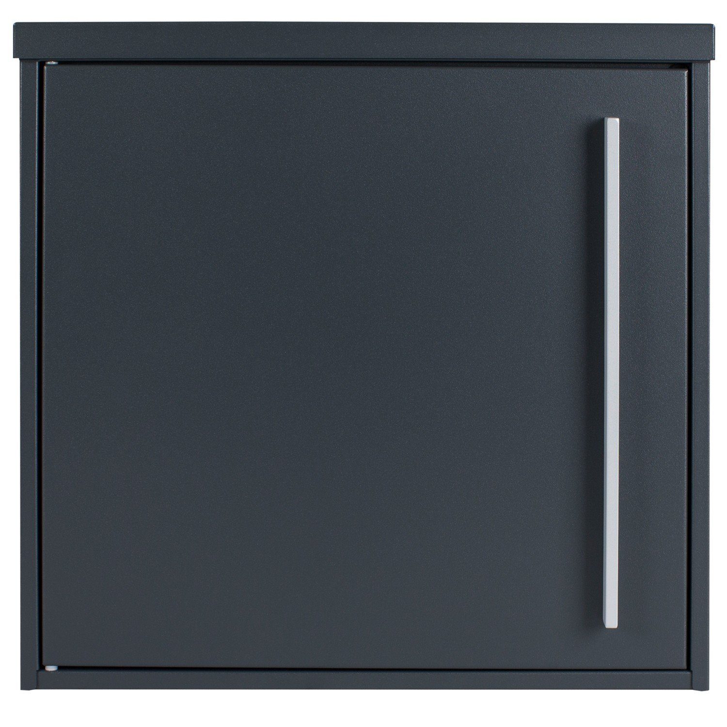 MOCAVI Briefkasten MOCAVI Box 101 Design-Briefkasten anthrazit-grau (RAL 7016), (zusätzlich bestellbar) passendes Zeitungsfach: MO ZF 1 7016; passender Verschluss für Wetterseite, beidseitig nutzbar: Box Vers 1 7016