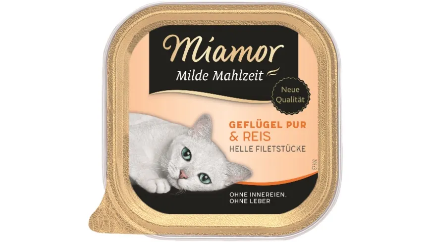 Miamor Milde Mahlzeit Geflügel Pur & Reis 100 g