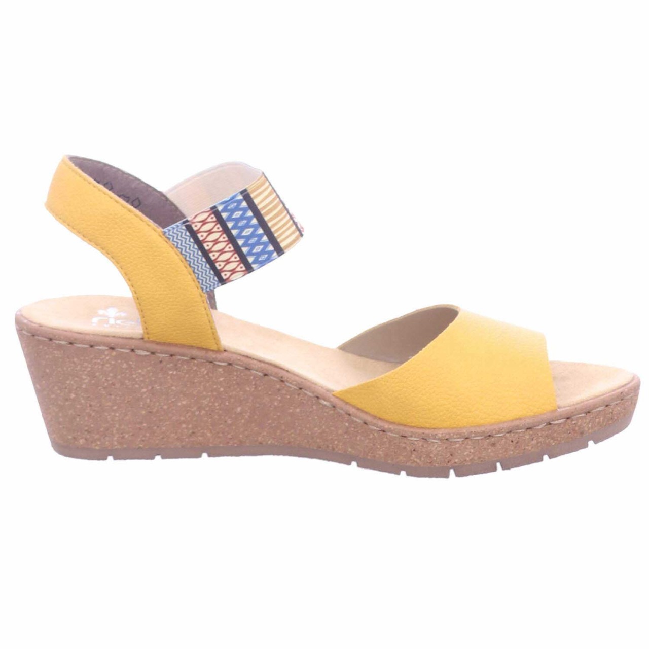 RIEKER Keilsandalen gelb Rieker
