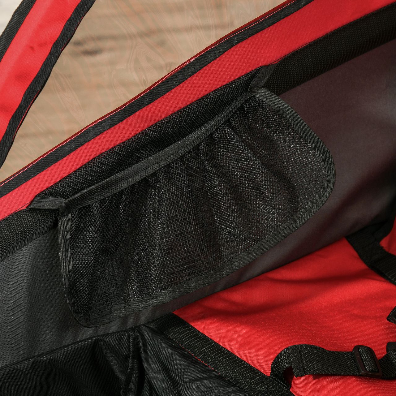 HOMCOM 3 in 1 Kinderanhänger Jogger Fahrradanhänger für 2 Kinder Alu Rot