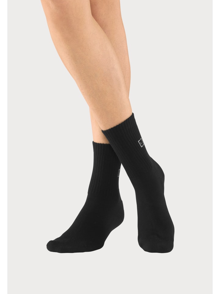 ELBSAND Socken in 3x schwarz günstig kaufen