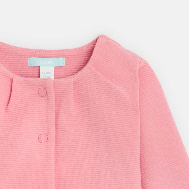 Cardigan jersey rose bébé fille