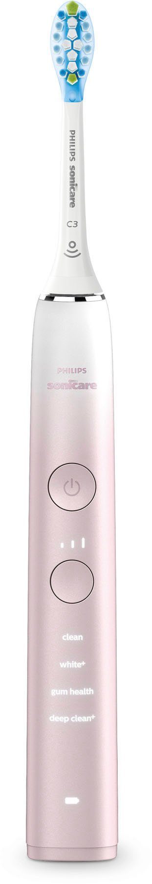 Philips Sonicare Elektrische Zahnbürste DiamondClean 9000 Special Edition HX9911, Aufsteckbürsten: 1 St., mit integriertem Drucksensor, 4 Putzprogramme und 3 Intensitätsstufen