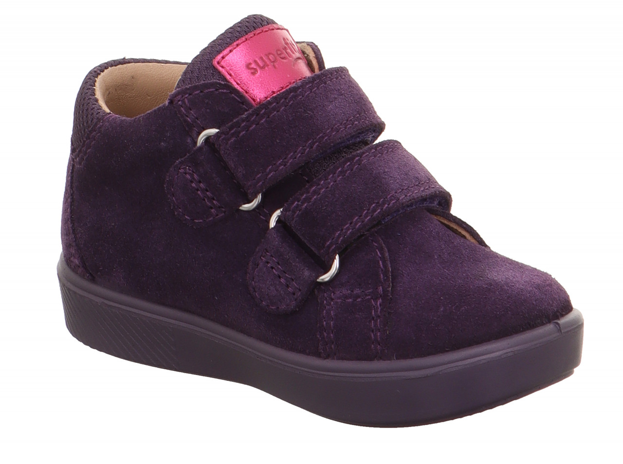 SUPIES - Lila/MetallicSneaker low mit Klettverschluss