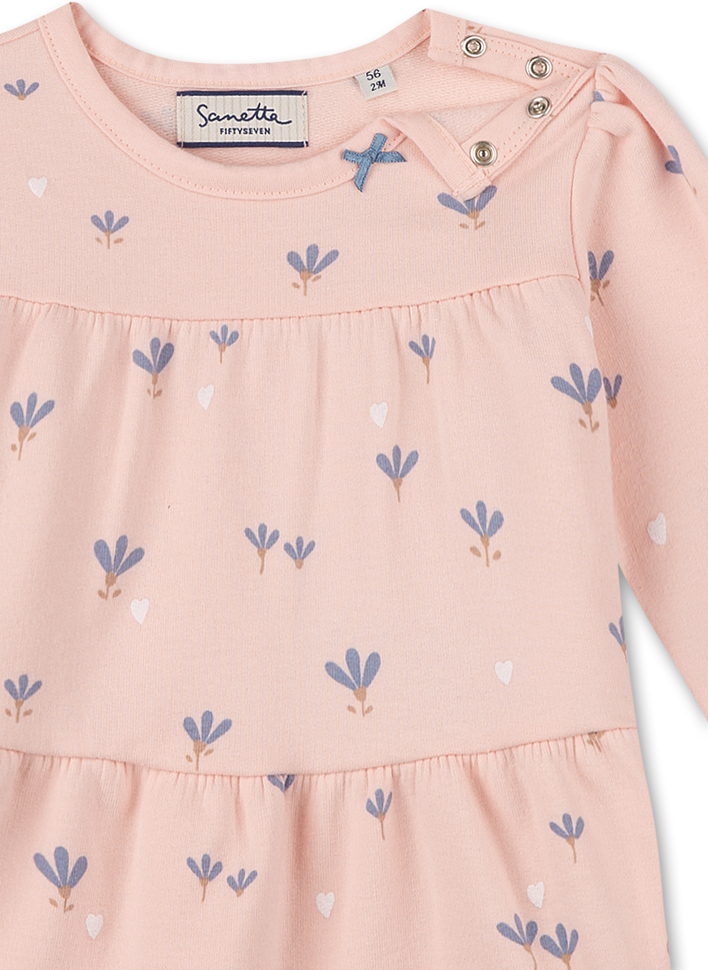 Mädchen-Sweatkleid Rosa Little Spikes
