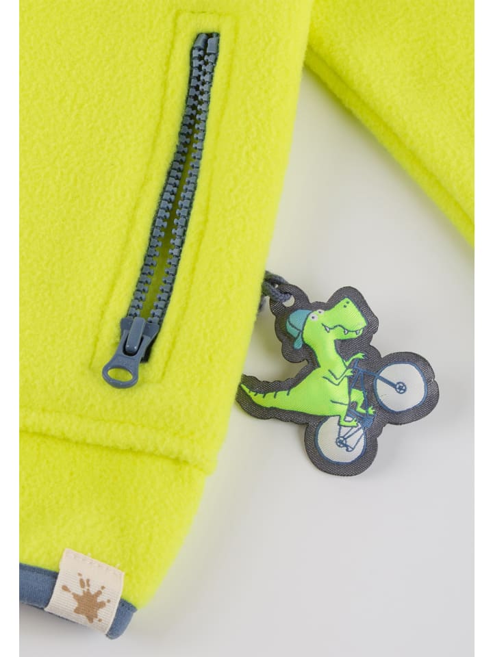 Sigikid Fleecejacke Sporty Dino in Neongelb günstig kaufen