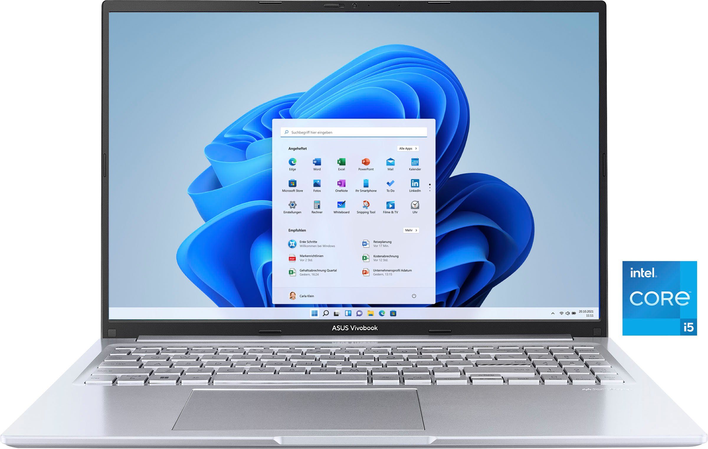 Asus Vivobook 16X X1605ZA-MB356W Notebook (40,6 cm/16 Zoll, Intel Core i5 1235U, Iris Xe Graphics, 512 GB SSD)