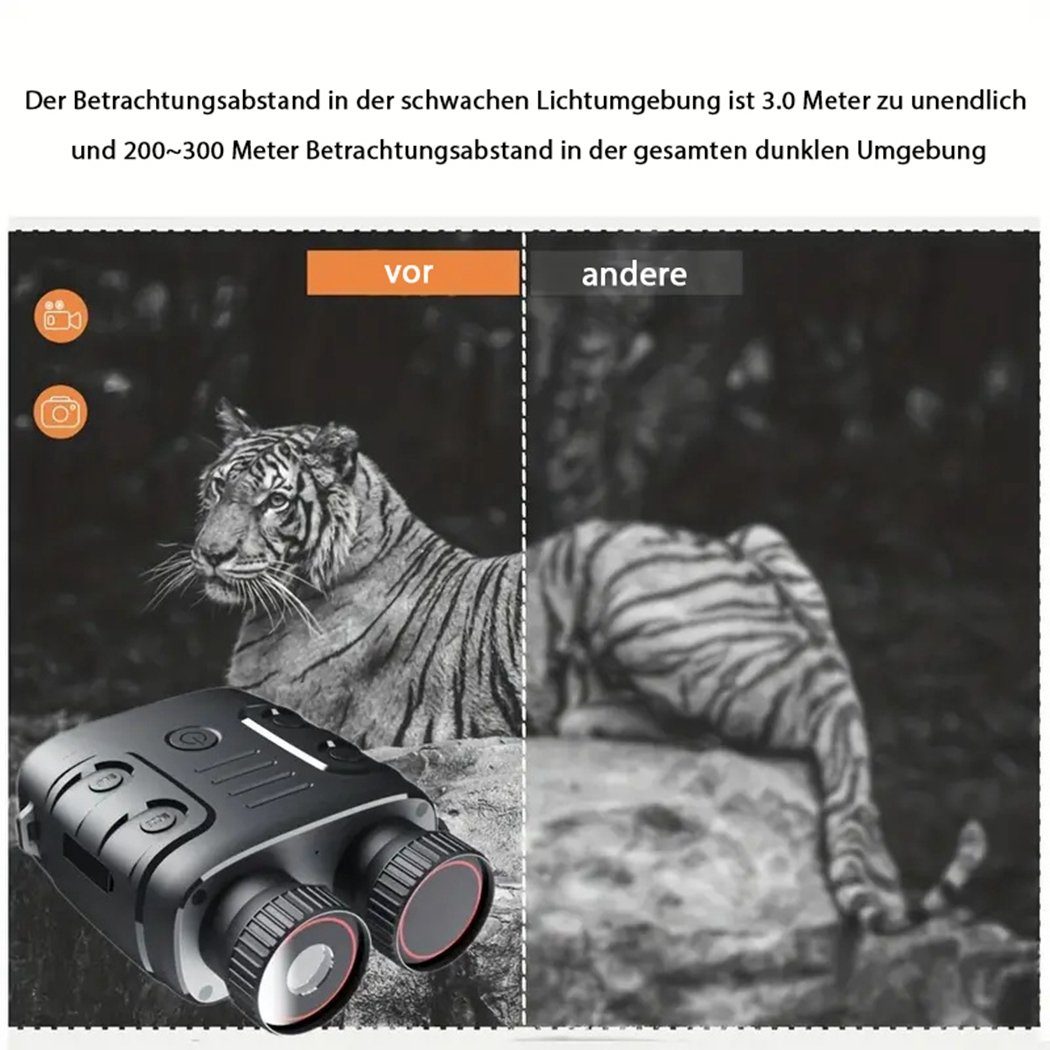 TUABUR HD 1080p binokulares Infrarot-Nachtsichtgerät mit 5-fachem Zoom Fernglas