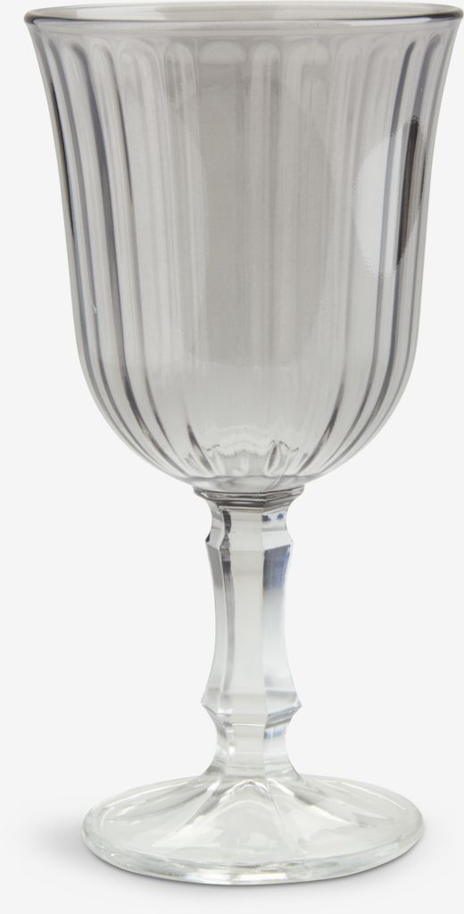 FRIDOLIN Taça de vinho FRIDOLIN Ø8xH16cm 24cl cinza